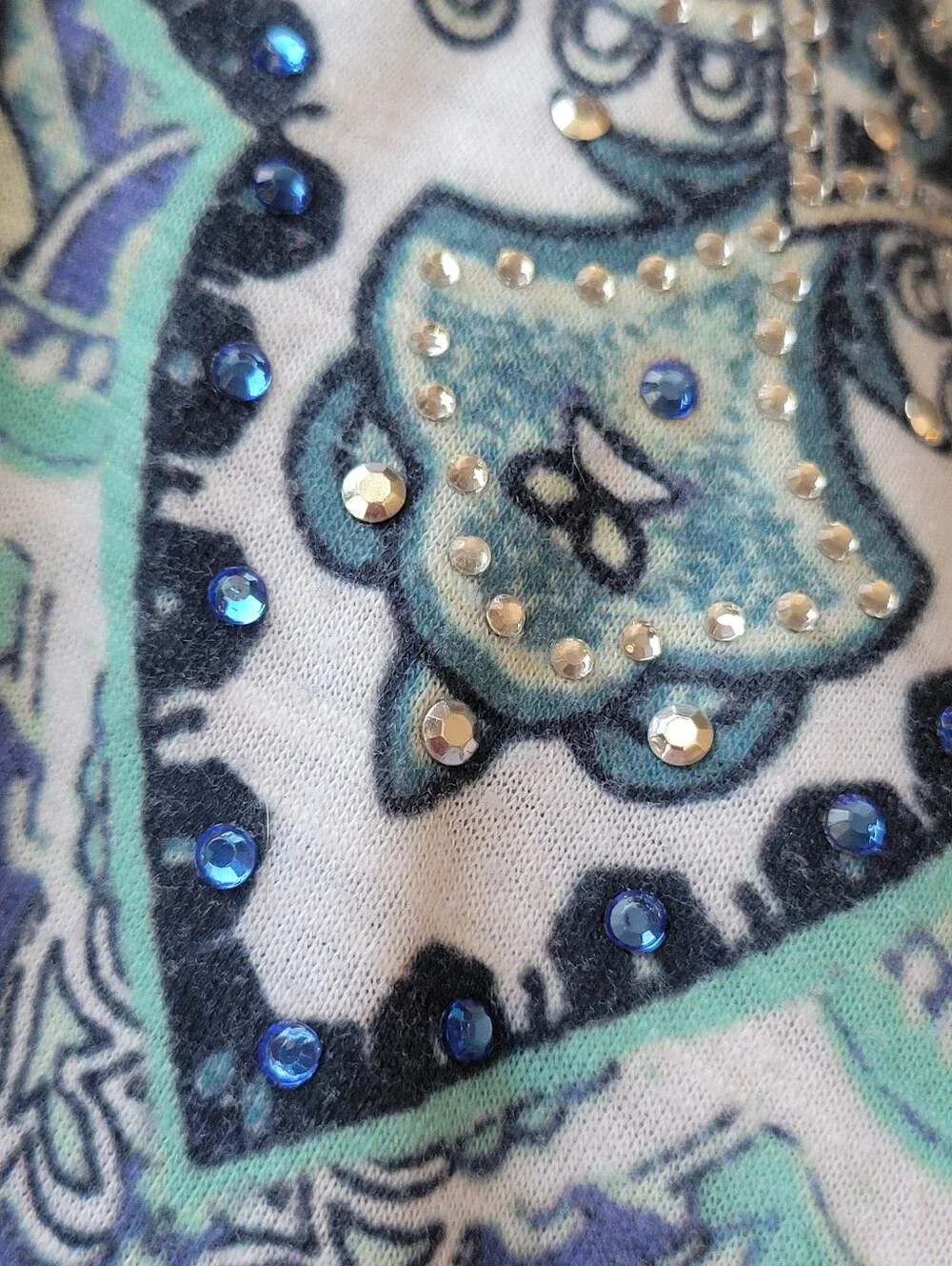 Cj Banks 1x Navy 3/4 Sleeve Top - Picture 8 of 11